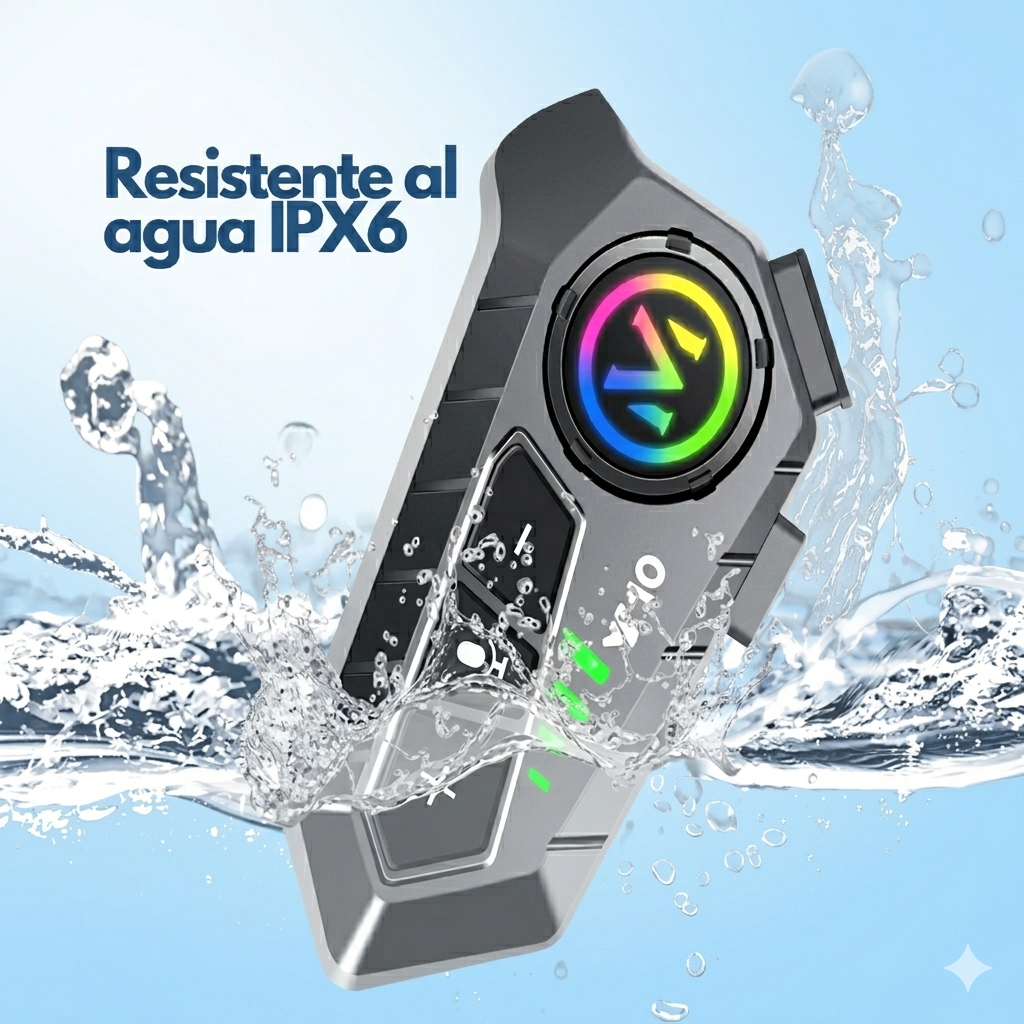 INTERCOMUNICADOR BLUETOOTH PARA CASCO DE MOTO