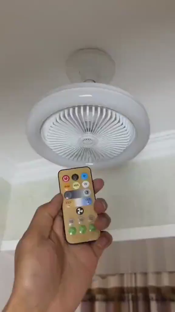 TurboMax™ | Ventilador LED silencioso y súper potente